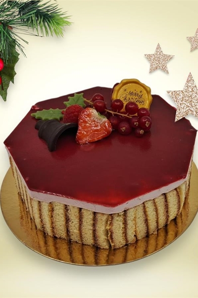 Cassis taartje