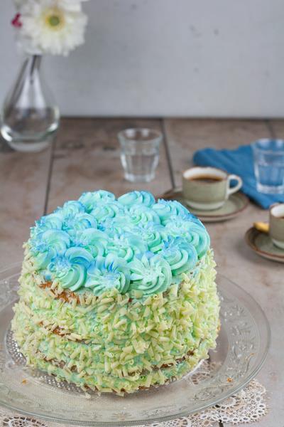Smash cake blauw