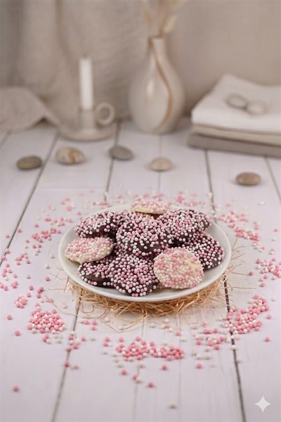 Geboorte flikken roze