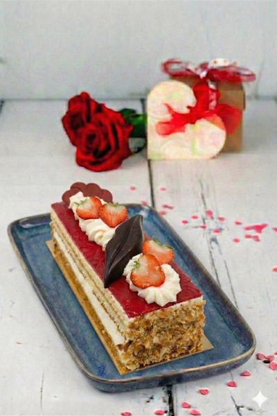 Moederdag slagroom cake