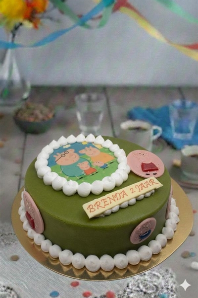 Kindertaart Peppa Big 12-14 pers